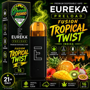 EUREKA PRELOAD FUSION Tropical Twist 1g Green Zone Delivery Product Image