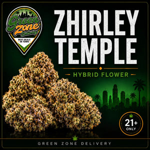 Zhirley Temple Hybrid Flower Green Zone Delivery Product Image