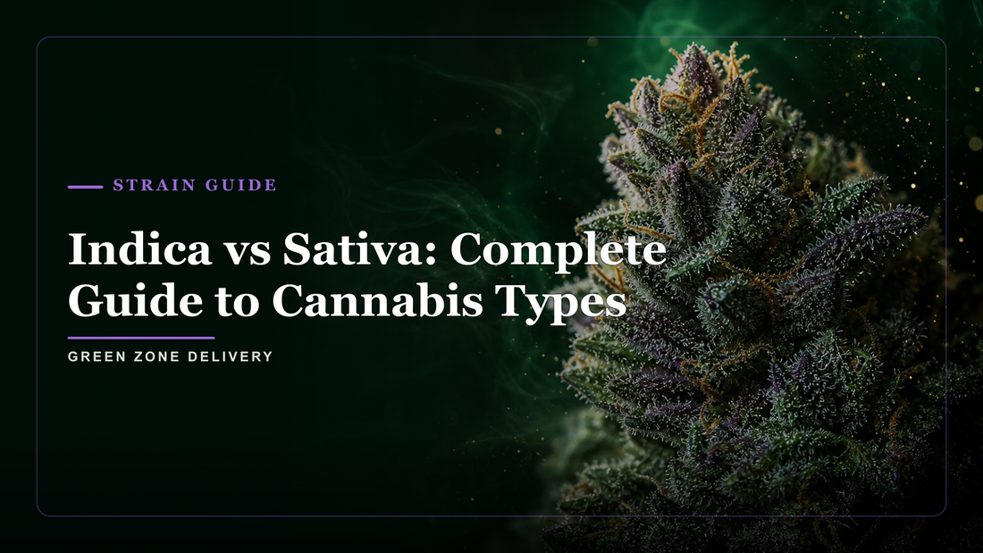 Indica vs Sativa: Complete Guide to Cannabis Types — Green Zone Delivery