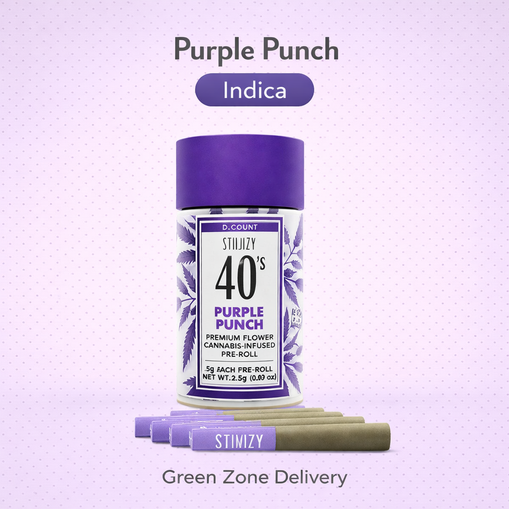 STIIIZY 40's Purple Punch Pre-Roll 5-Pack