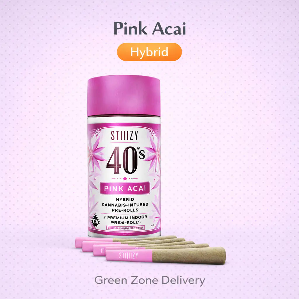 STIIIZY 40's Pink Acai Pre-Roll 7-Pack