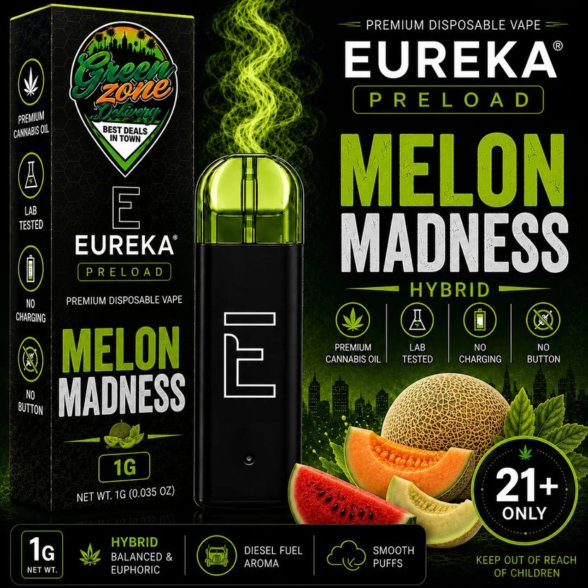 EUREKA PRELOAD Melon Madness 1g Green Zone Delivery Product Image
