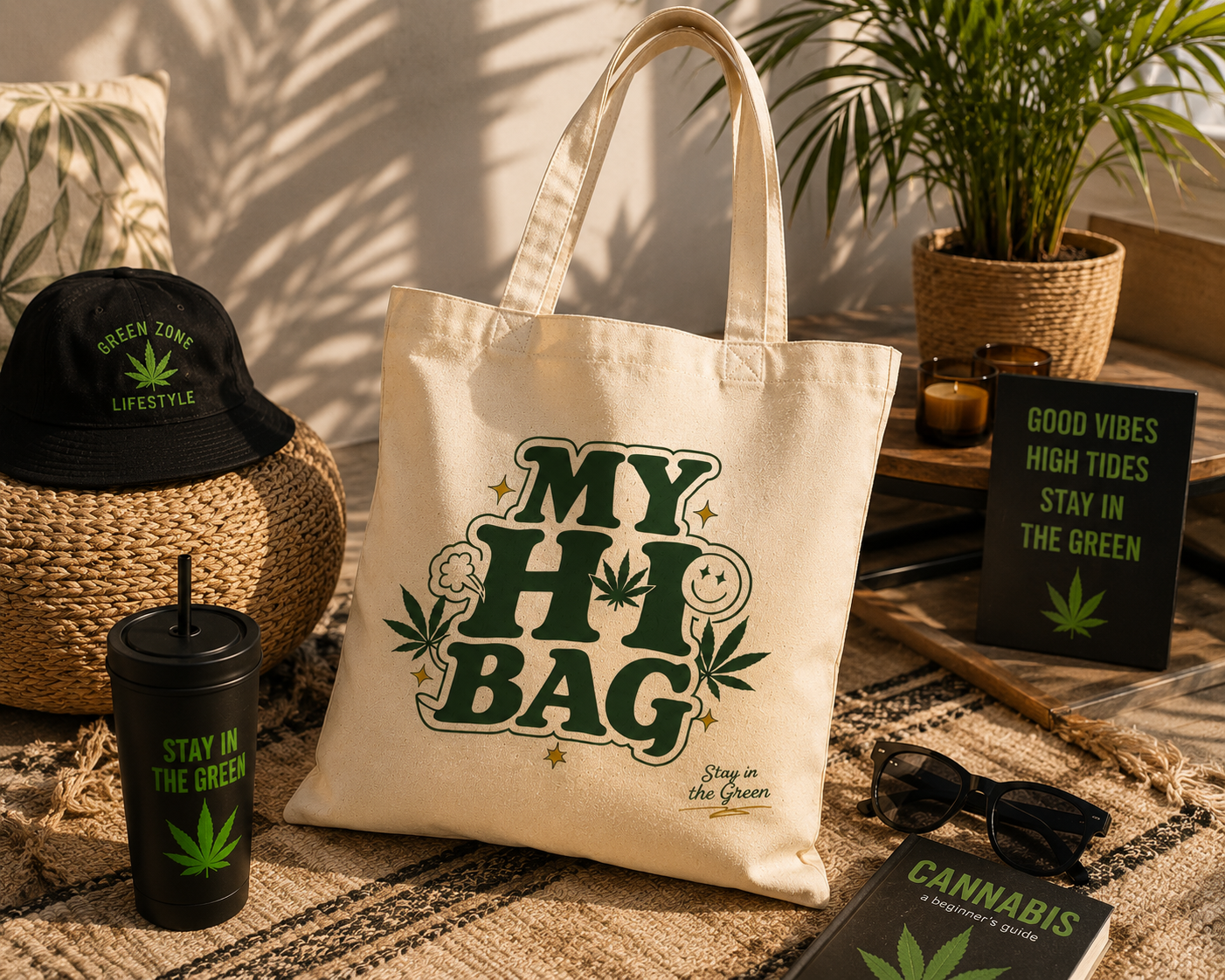 My Hi Bag™ Canvas Tote Bag | GreenZone Lifestyle Collection