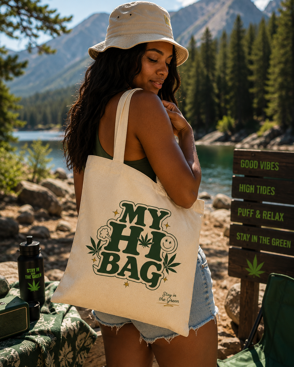 My Hi Bag™ Canvas Tote Bag | GreenZone Lifestyle Collection