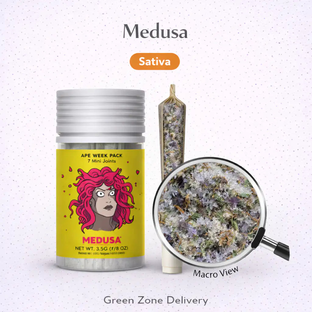 Medusa Diamond Infused Mini Joints - 7 Pack