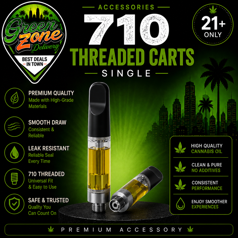 710 threaded vape cartridge single