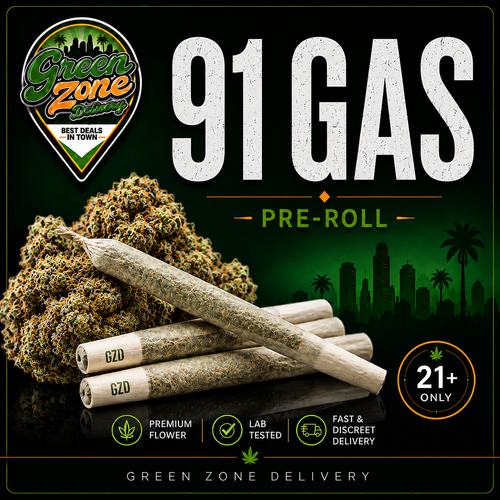 91 Gas 1g Pre Roll Green Zone Delivery product image