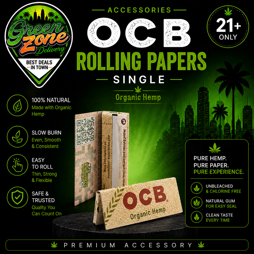 OCB | Organic Hemp Rolling Papers | Single