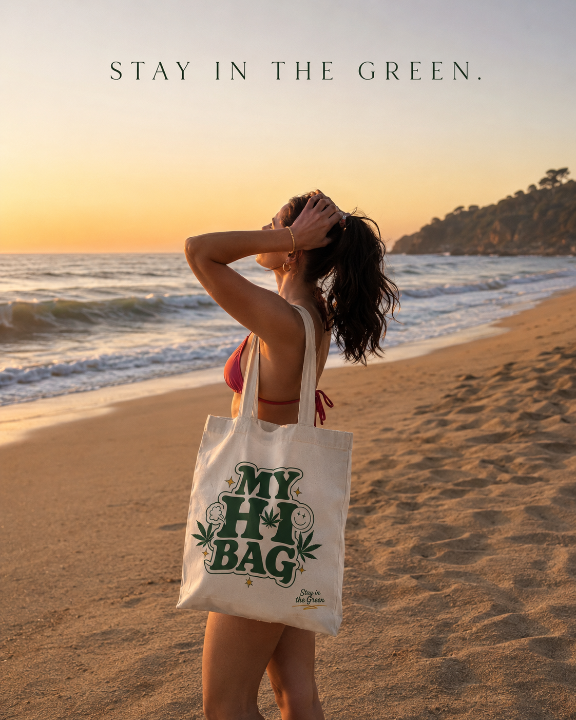My Hi Bag™ Canvas Tote Bag | GreenZone Lifestyle Collection