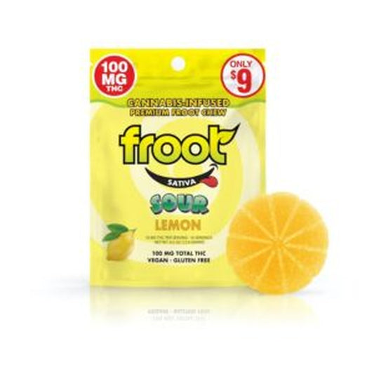 Sour Lemon Gummy – 100mg Single Cut-to-dose