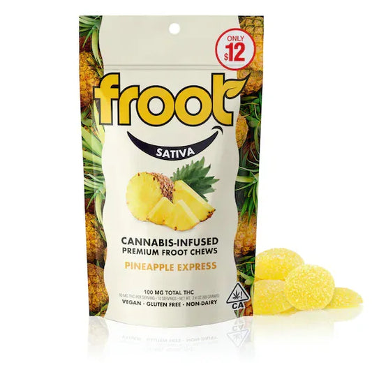 Froot Pineapple Express Gummies - 100mg