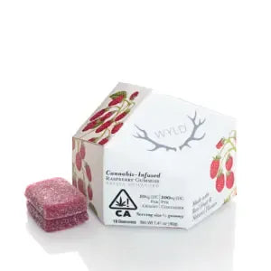 WYLD Raspberry (Sativa) Enhanced Gummies