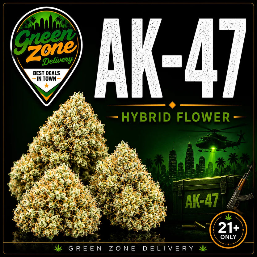 AK-47 Hybrid Flower Green Zone Delivery