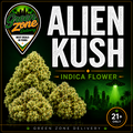 Alien Kush Indica Flower Green Zone Delivery