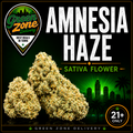 Amnesia Haze Sativa Flower Green Zone Delivery