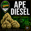 Ape Diesel Indica Flower Green Zone Delivery