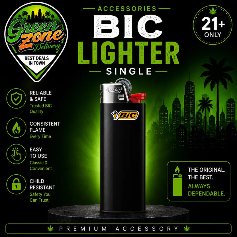 BIC Lighter Single Green Zone Delivery Accessory Product Image