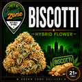 Biscotti Hybrid Flower Green Zone Delivery