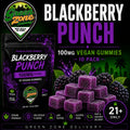 Blackberry Punch 100mg Vegan Gummies Green Zone Delivery Product Image