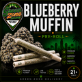 Blueberry Muffin Pre-Roll Green Zone Delivery product image