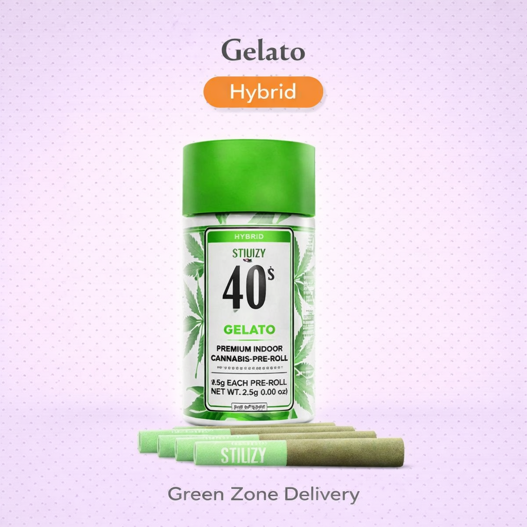 STIIIZY 40's Gelato Pre-Roll 5-Pack