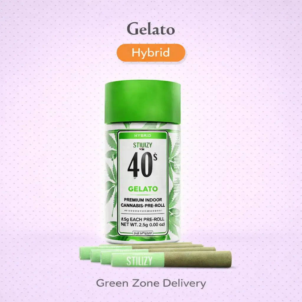 STIIIZY 40's Gelato Pre-Roll 5-Pack