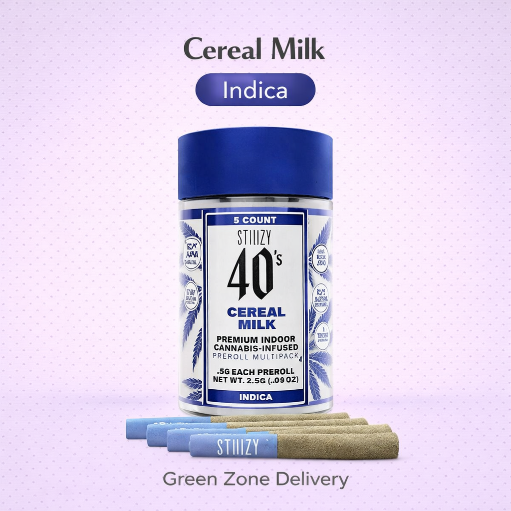 STIIIZY 40's Cereal Milk Pre-Roll 5-Pack