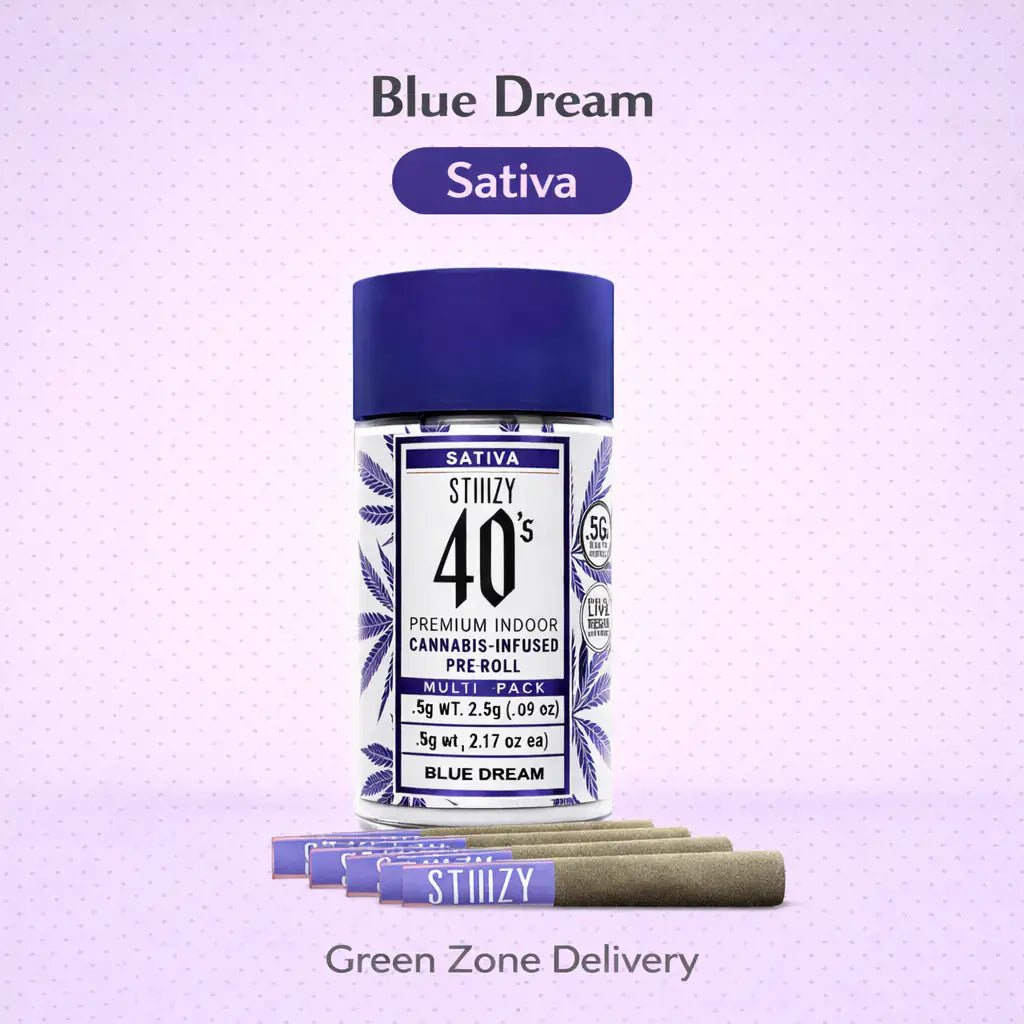 STIIIZY 40's Blue Dream Pre-Roll 5-Pack