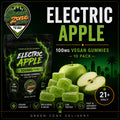 Electric Apple 100mg Vegan Gummies Green Zone Delivery Product Image