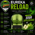 EUREKA RELOAD FUSION Sour Appleicious 1g Green Zone Delivery Product Image