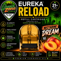 EUREKA RELOAD Nectarine Dream 1g Green Zone Delivery Product Image