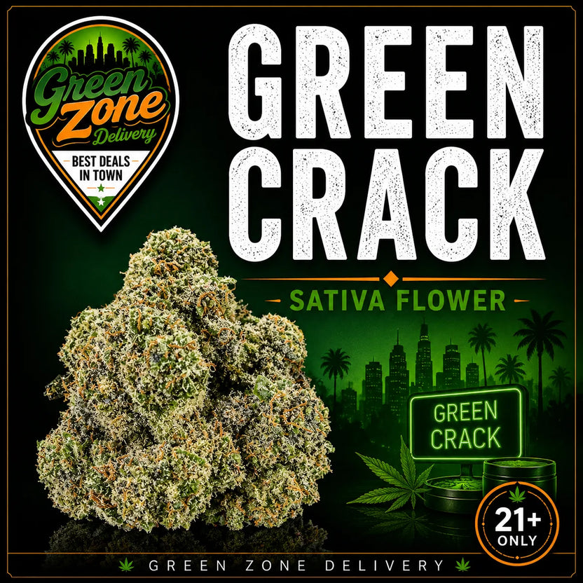 Green Crack Sativa Flower Green Zone Delivery