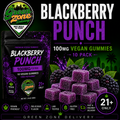 Blackberry Punch 100mg Vegan Gummies Green Zone Delivery Product Image