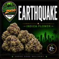 Earthquake Indica Flower Green Zone Delivery Product Image