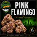 Pink Flamingo Hybrid Flower Green Zone Delivery Product Image