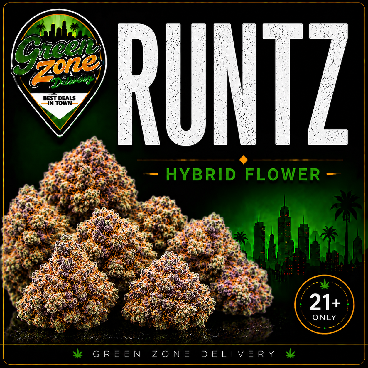 Runtz Hybrid Flower Green Zone Delivery Product Image