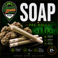 Soap 1g Pre Roll - Green Zone Delivery