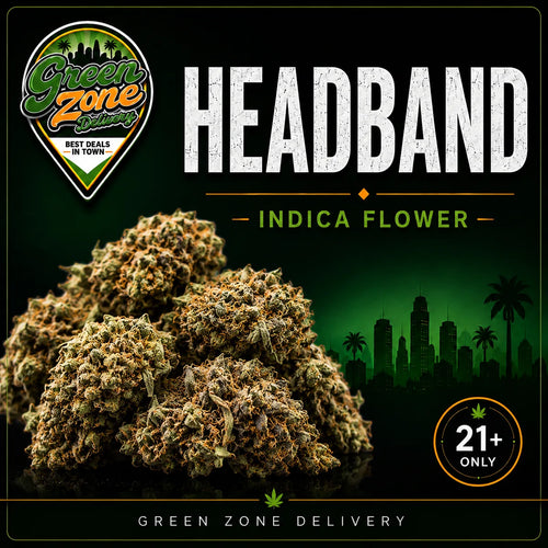 Headband Indica Flower Green Zone Delivery Product Image