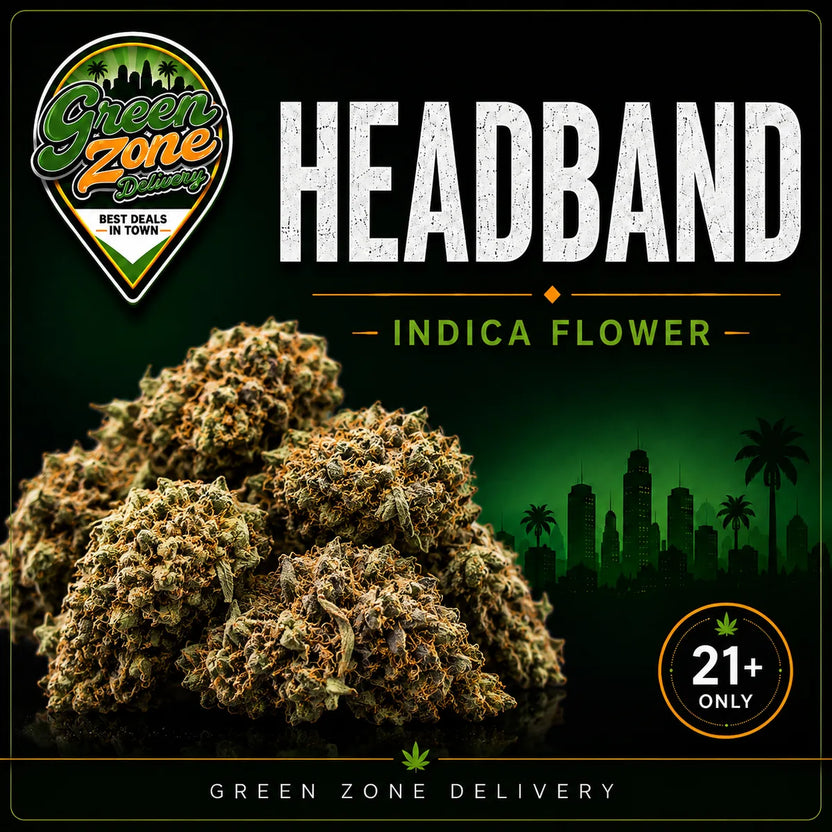 Headband Indica Flower Green Zone Delivery Product Image