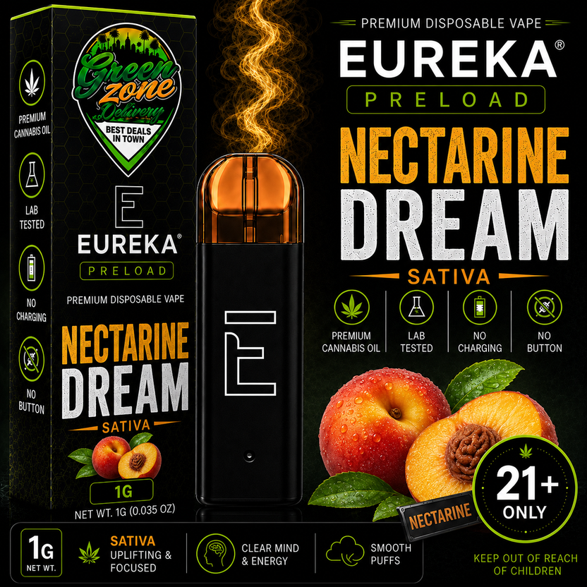 EUREKA PRELOAD Nectarine Dream 1g Green Zone Delivery Product Image