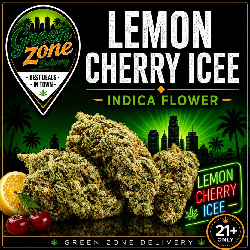 Lemon Cherry Icee Indica Flower Green Zone Delivery
