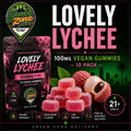 Lovely Lychee 100mg Vegan Gummies Green Zone Delivery Product Image