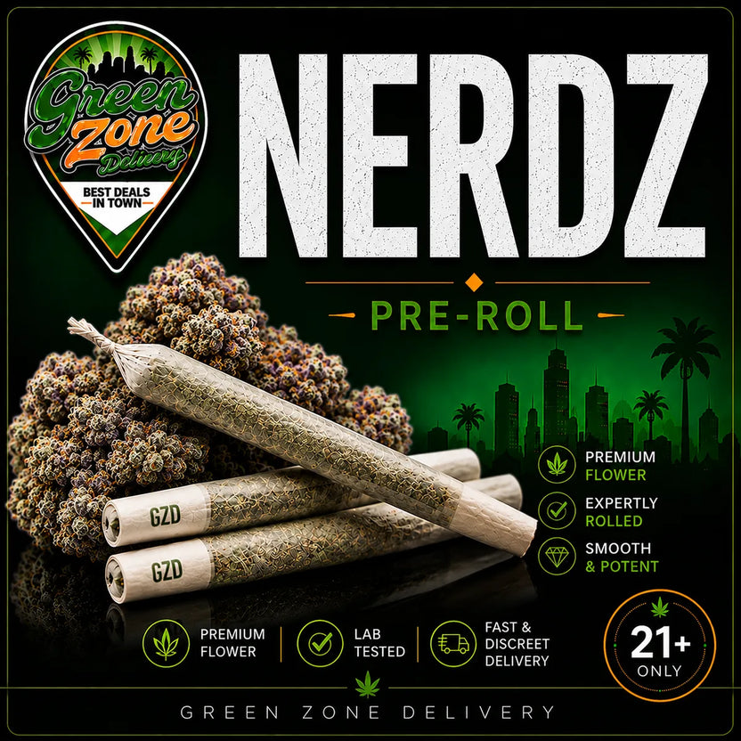 Nerdz Pre-Roll Green Zone Delivery product image