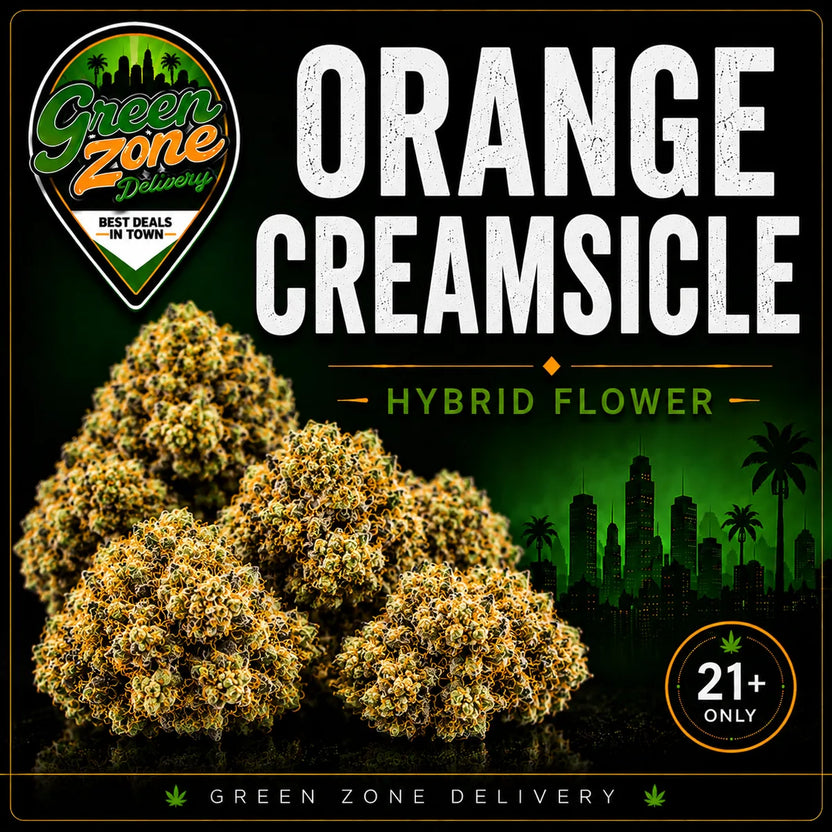 Orange Creamsicle Hybrid Flower Green Zone Delivery Product Image