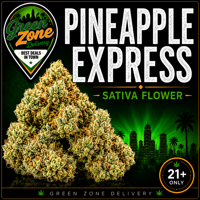 Pineapple Express Sativa Flower - Green Zone Delivery