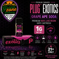 Plug Play Exotics Grape Ape Soda 1g vape product image