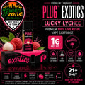 Plug Play Exotics Lucky Lychee 1g vape product image
