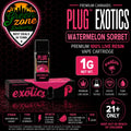 Plug Play Exotics Watermelon Sorbet 1g vape product image