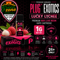 Plug Play Exotics Lucky Lychee 1g vape product image