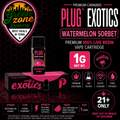 Plug Play Exotics Watermelon Sorbet 1g vape product image